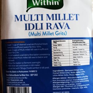 Multi Millet Idli Rava (500 gms)