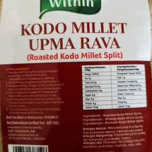 Kodo Millet Upma Rava (500 gms)