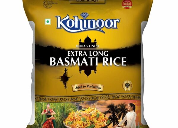 Gold India’s Finest Extra Long Authentic Basmati Rice, 5 Kg Pack