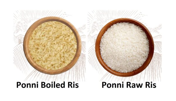 Ponni Raw/Boiled Rice (Ponni Rå/Kokt Ris)